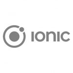 Ionic Android iOS Hybrid Mobile App Development Monochrome.